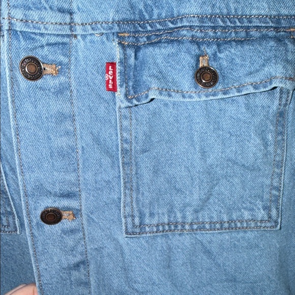 Levi's Trucker Jacket NWOT Light Wash Denim Jacket Men 2XL Vintage 90s Classic - Picture 4 of 12